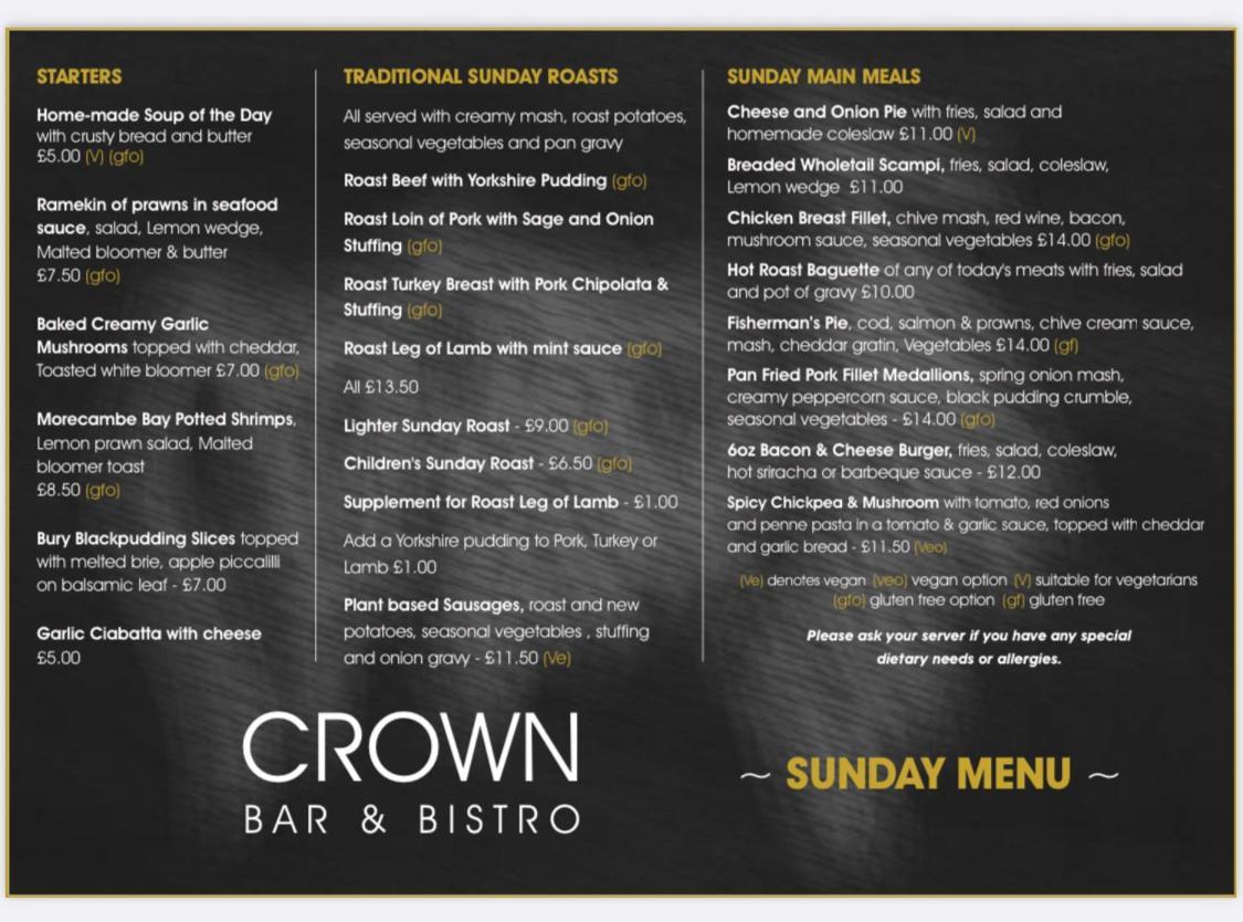 The Crown Hotel Morecambe Esterno foto