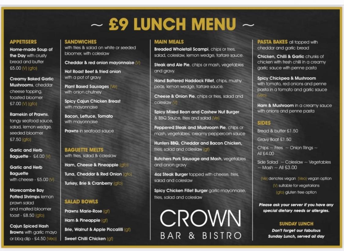 The Crown Hotel Morecambe Esterno foto